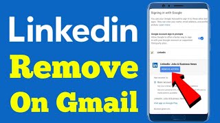 How to Linkedin Remove on Gmail | Delete Linkedin on Google | Un link Linkedin