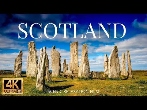SCOTLAND 4K Scenic Relaxation Film with Beautiful Relaxing & Calm Music