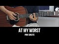 At My Worst - Pink Sweats | EASY Guitar Tutorial with Chords / Lyrics