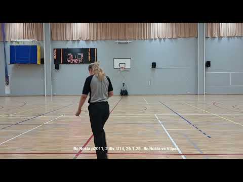 2 div. U14, 26.1.25, Bc Nokia vs Vilpas