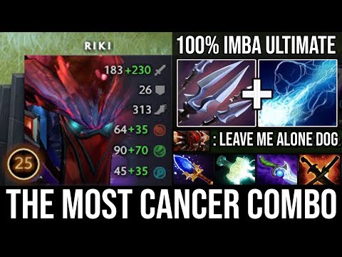 Most Cancer Combo!!! WTF Riki Scepter + Storm Ball Lightning = invincible Hero | Insane AOE Ultimate