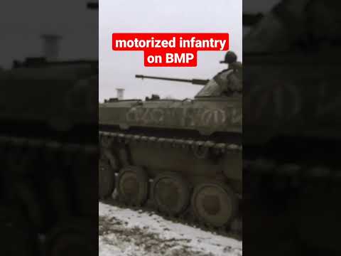 the motorized infantry on BMP.