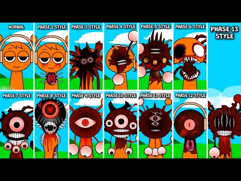 Sprunki Original But VS Phase 1-13 Phase!