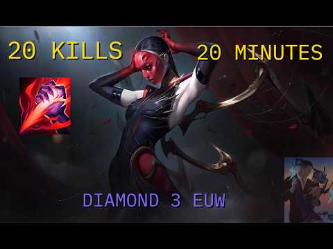 ELISE vs ZAC JNG | D3 EUW | 20 KILLS at 20 MINS