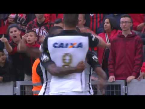 GOL DE VAGNER LOVE PARA O CORINTHIANS - ATLETICO PR 0 X 2 CORINTHIANS