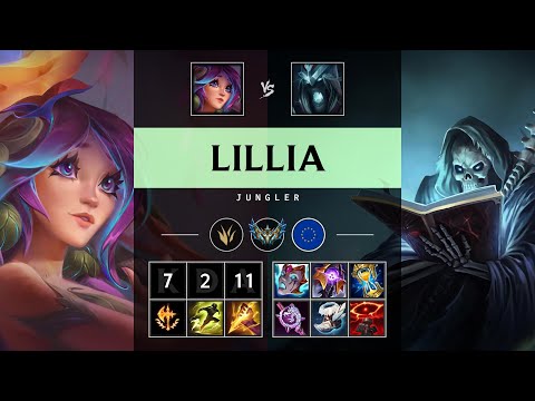 Lillia Jungle vs Karthus - EUW Challenger Patch 25.04