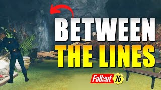 Fallout 76 Search for Cassidy near the Waterfall (Cassidy's Journal) in Between the Lines Quest