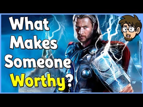 What Makes Someone Worthy of Thor's Hammer? (Mjolnir) Video