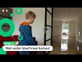 Het huis van Kamiel staat onder water