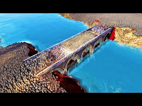 JEDI KNIGHTS & SPECIAL FORCES TRAPPED ON A BRDIGE SURROUNDED BY ZOMBIES - UEBS 2 Battle Simulator 2