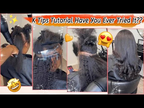 😲Have You Ever Tried This? K Tips Extension For Natural Hair | Hair Tutorial #Elfinhair