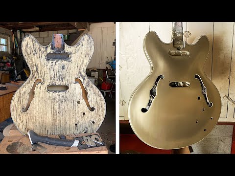 Rattle Can Refinish On A Vintage Electric Guitar