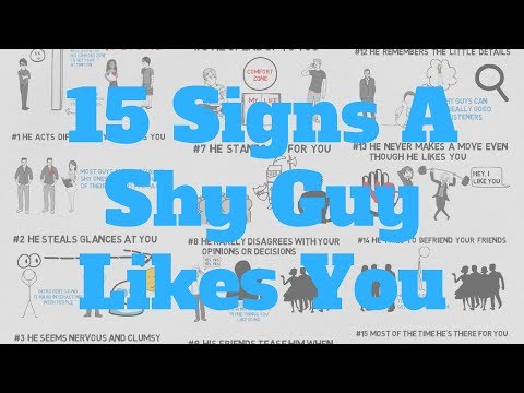 Signs A Shy Guy Likes You (15 Signs To Pick Up) Video