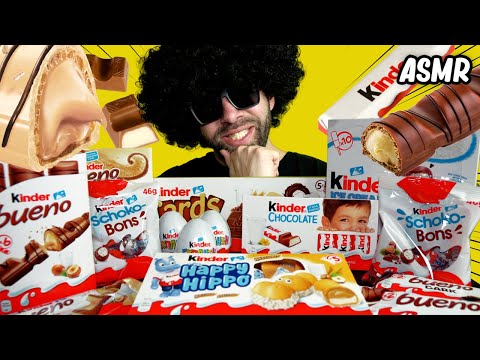 ASMR KINDER CHOCOLATE PARTY | MUKBANG