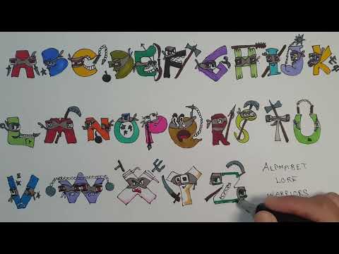 How to Draw Alphabet Lore Transforming Ancient Samurai Warriors
