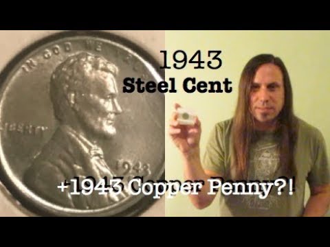 1943 Steel Penny (Money Talks) + 1943 Copper Cent
