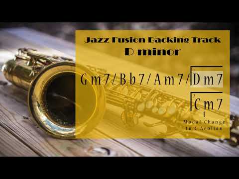 D minor Jazz Fusion Backing track