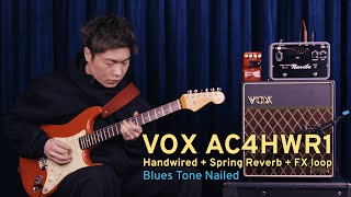 Video thumbnail for VOX NEW AC handwired AC4HWR1 Tube Amp with a tube screamer AC10HW AC15HW AC30HW by Acton Music雅登中国