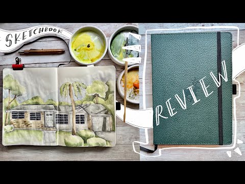 Dingbats Notebook Review - Ballpoint pen and Watercolor