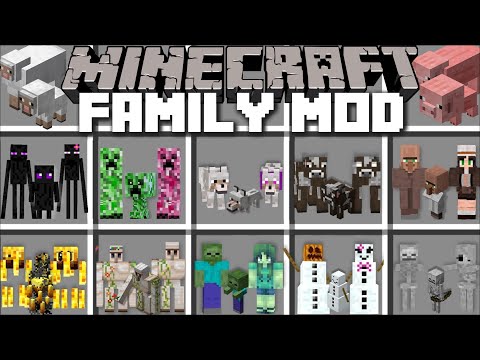 MC Naveed - Minecraft - Minecraft TAME AND BREED FAMILY BABY MOBS MOD / DANGEROUS CREEPER AND ZOMBIE ! Minecraft Mods