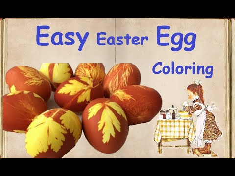 Easy Easter Egg Coloring / Book of recipes / Bon Appetit