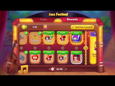 @Fishdom Win Strikes Atlantis Cup Stage 36 - 38. 🎷Jazz Festival Event Last Level 35 🔐