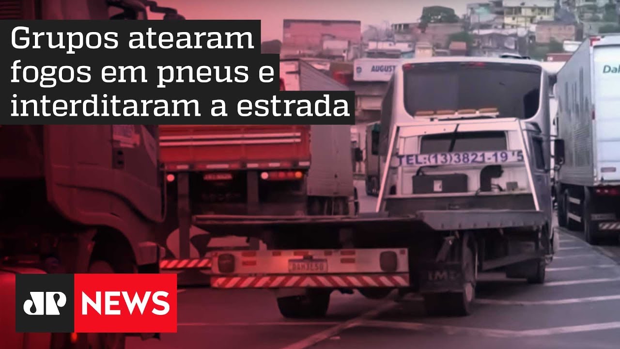 Trechos da rodovia da Régis Bittencourt seguem bloqueados