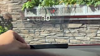 HEAD UP DISPLEJ A8 5,5", OBDII, FULL