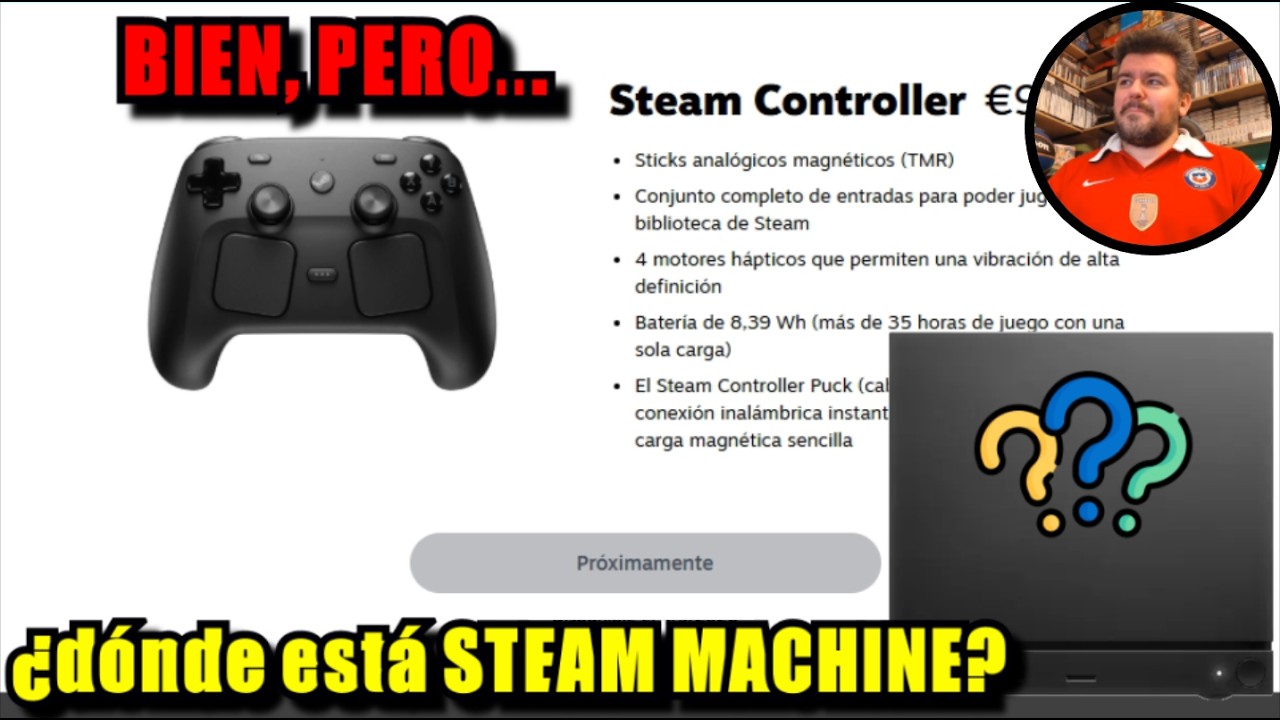 STEAM CONTROLLER bien, pero... ¿QUÉ PASA con STEAM MACHINE? 🖥️