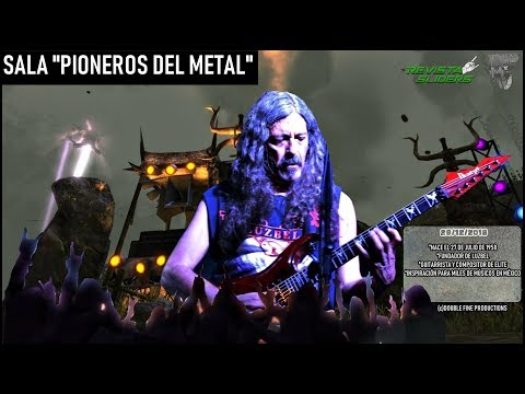 RAÚL FERNÁNDEZ GREÑAS *Sala Pioneros del Metal"* SALON DE LA FAMA DEL METAL MX