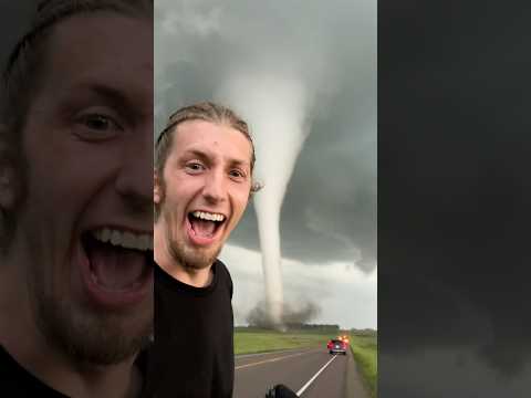Best storm chase in my entire 15 years! Was today even real!? #stormchasing #tornado #southdakota