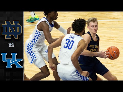 Notre Dame vs. Kentucky Men's Basketball Highlights (2020-21)