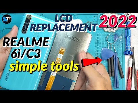 HOW TO Replace REALME C3 and 6i LCD Display using only simple tools I bought from LAZADA!!!