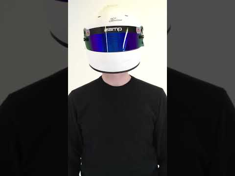 ZAMP RZ 57 WHITE TRY-ON - SNELL 2025 APPROVED HELMET