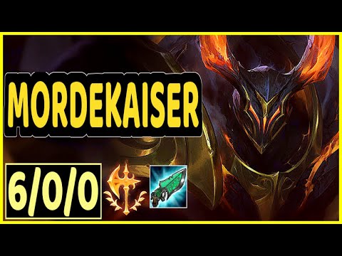 THEFOXZ (MORDEKAISER) vs KAI"SA  - 6/0/0 KDA BOTTOM ADC GAMEPLAY - BR Ranked DIAMOND