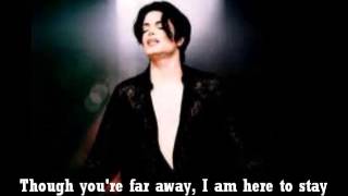 michael jackson - you are not alone (lyrics)