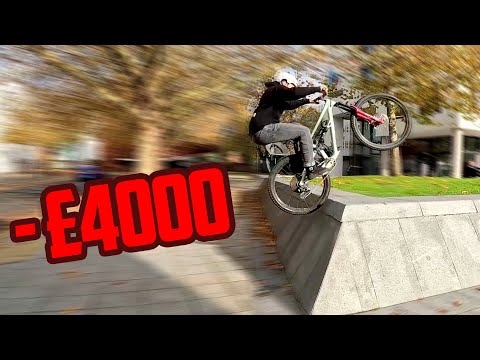 RIDING STREET TRIALS ON A MOUNTAIN BIKE! (DON'T TRY THIS!)