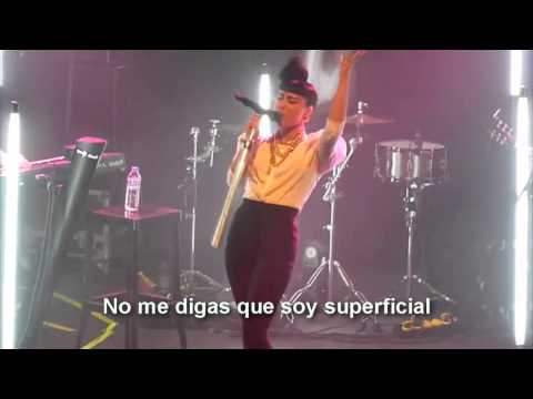 Natalia Kills - Superficial (Live) [Subtitulado en Español]