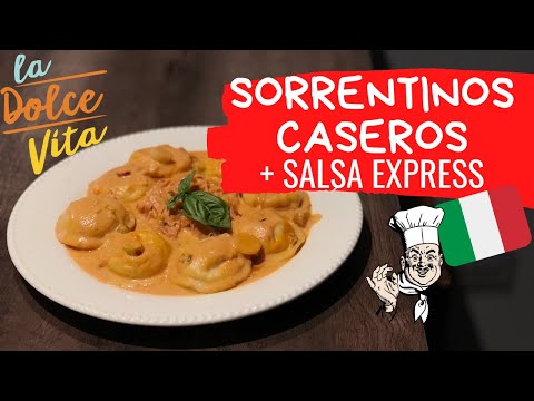 RECETA DE SORRENTINOS CASEROS, con y sin molde + SALSA EXPRESS