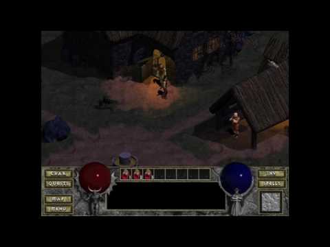 Diablo 1 - Tristram & Cathedral (short gameplay, PC - Win10)