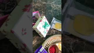 raksha Bandhan thali and gifts 🎁 🎁