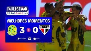 MIRASSOL 3 X 0 SÃO PAULO | MELHORES MOMENTOS DA 1ª RODADA DO PAULISTÃO