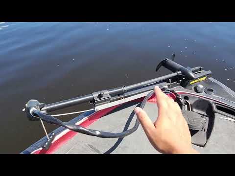 In water testing of the Minn Kota Edge Trolling Motor!