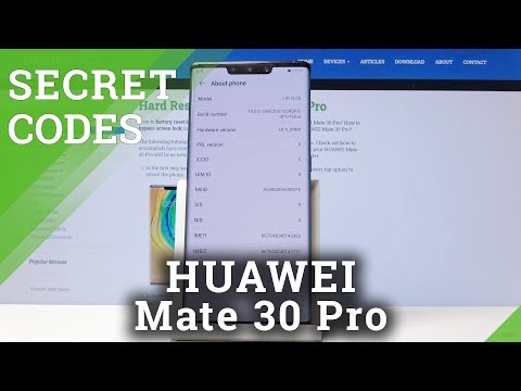 Secret Codes HUAWEI Mate 30 Pro - Hidden Mode / Service Menu
