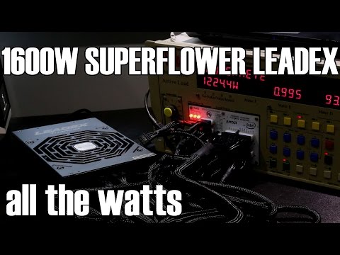 Superflower 1600w leadex Titanium Review &amp; Load Testing