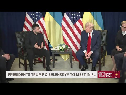 Zelenskyy, Trump meeting in Florida to discuss Russia-Ukraine war