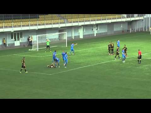 Арбитр Юрий Рокин в матче "Шериф" - "Динамо-Авто" (13.09.2015)