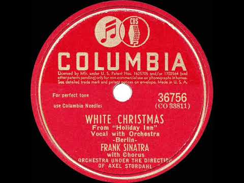 1944 HITS ARCHIVE: White Christmas - Frank Sinatra (his original Columbia version)