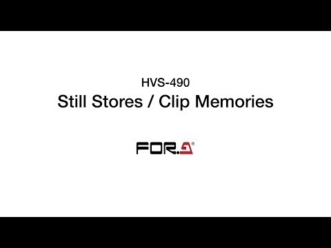 Still Stores/Clip Memories