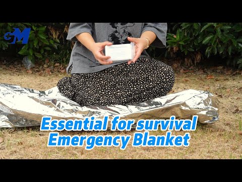 Mylar Emergency Blanket丨Small but useful